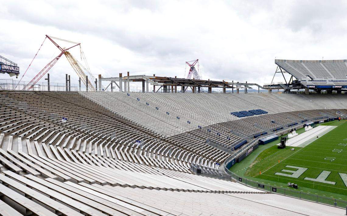 A view inside Beaver Stadium on Saturday, April 26, 2025.