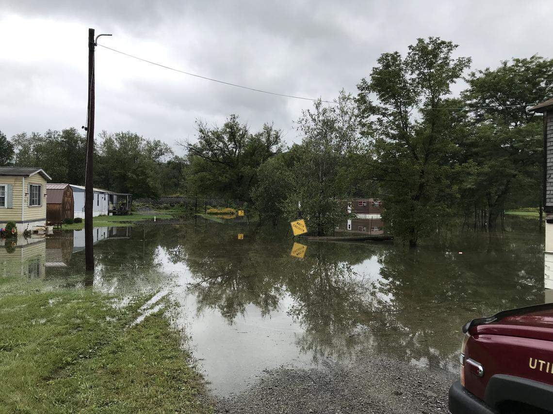 Osceola Mills is under a local emergency due to flooding.