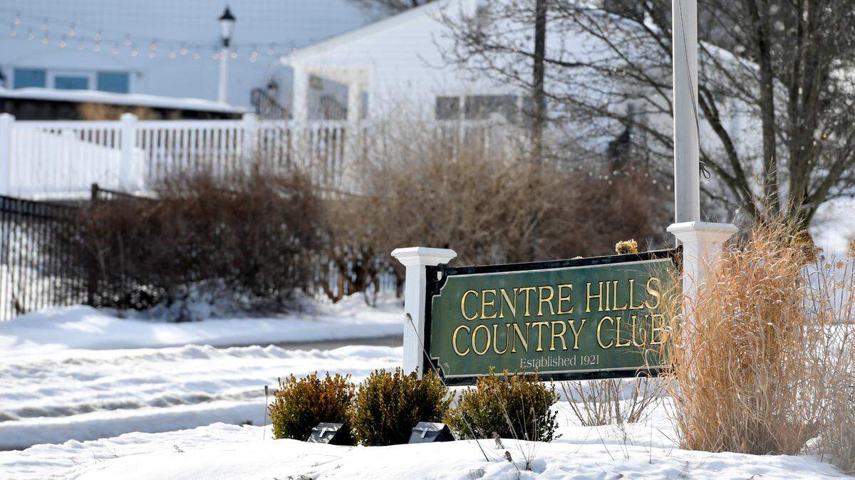 Centre Hills Country Club, pictured in February 2021, is planning upgrades, but noise and lighting from pickleball courts has some neighbors concerned.
