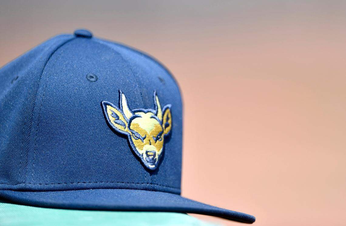 A State College Spikes’ hat is pictured on Wednesday, June 8, 2022.  