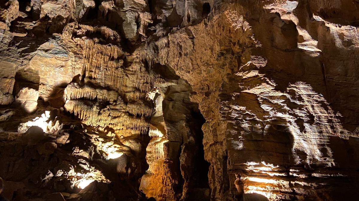 This cave was discovered during construction of a PA highway. Now thousands visit every year