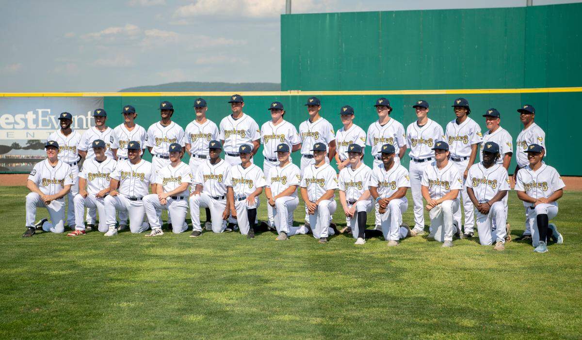 The first team photo for the 2022 State College Spikes on Tuesday.