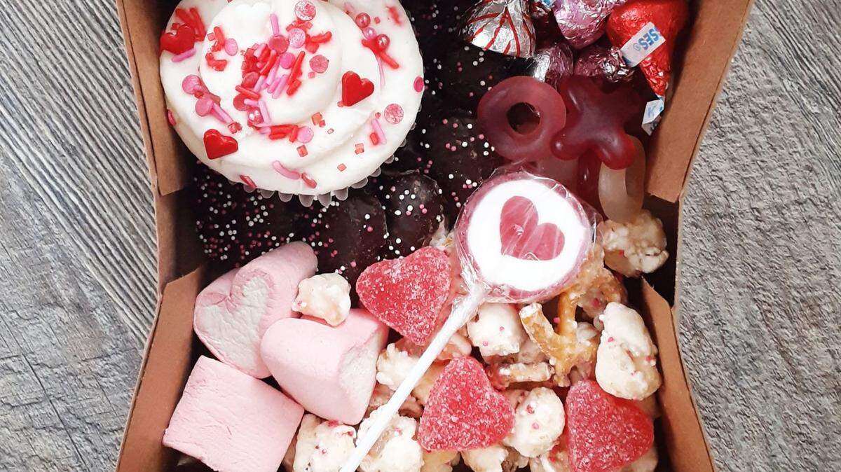 The Gourmet Girl offers special Valentine’s Day grazing boxes.
