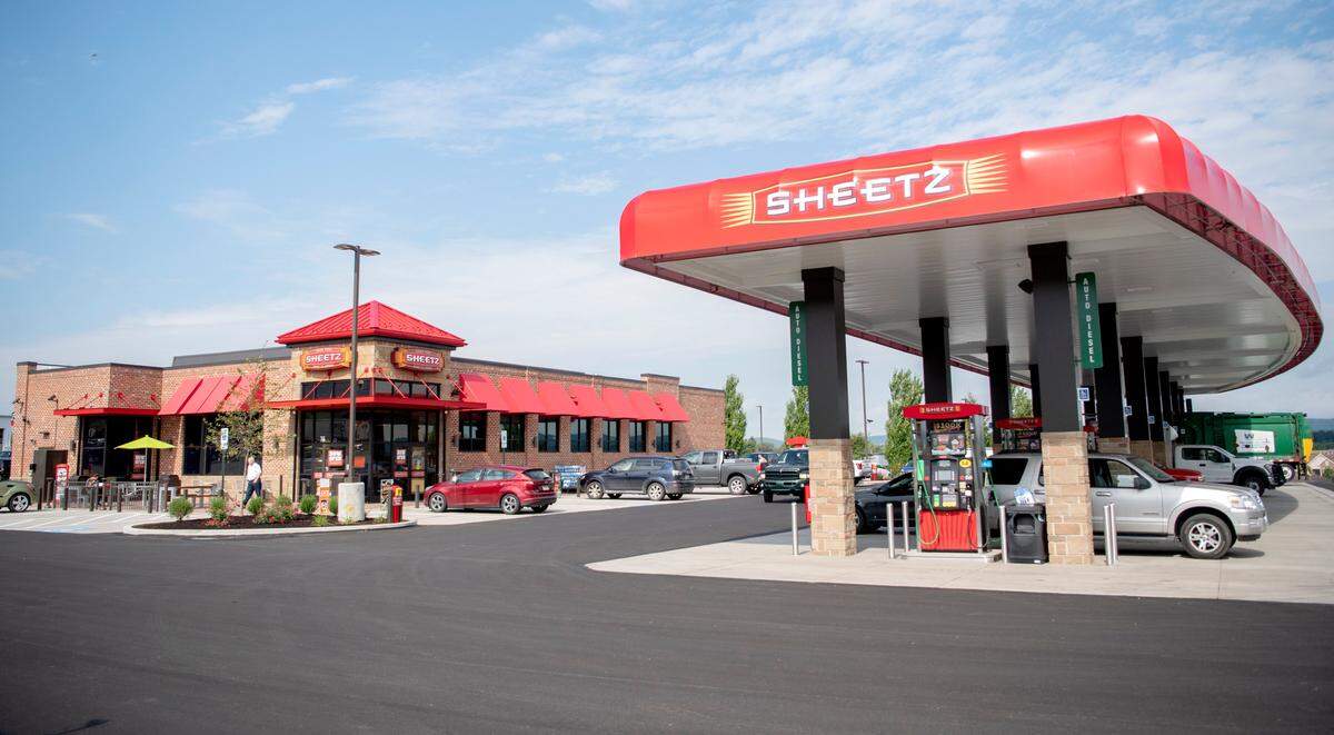 The new Sheetz on Benner Pike includes a drive-thru.