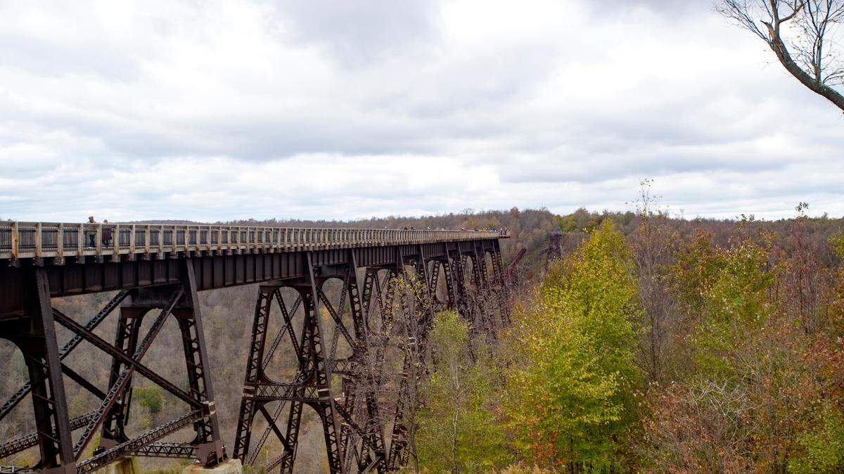 Once called the 8th Wonder of the World, you can walk onto this historic PA bridge