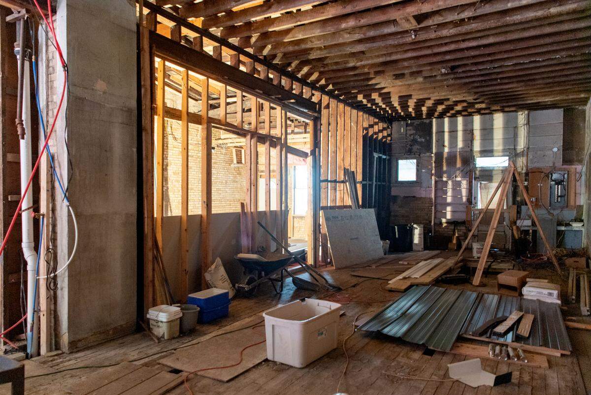 Renovations are underway at 104 Front St. in Philipsburg to become the ARTery, a space for artists and a coffee shop.