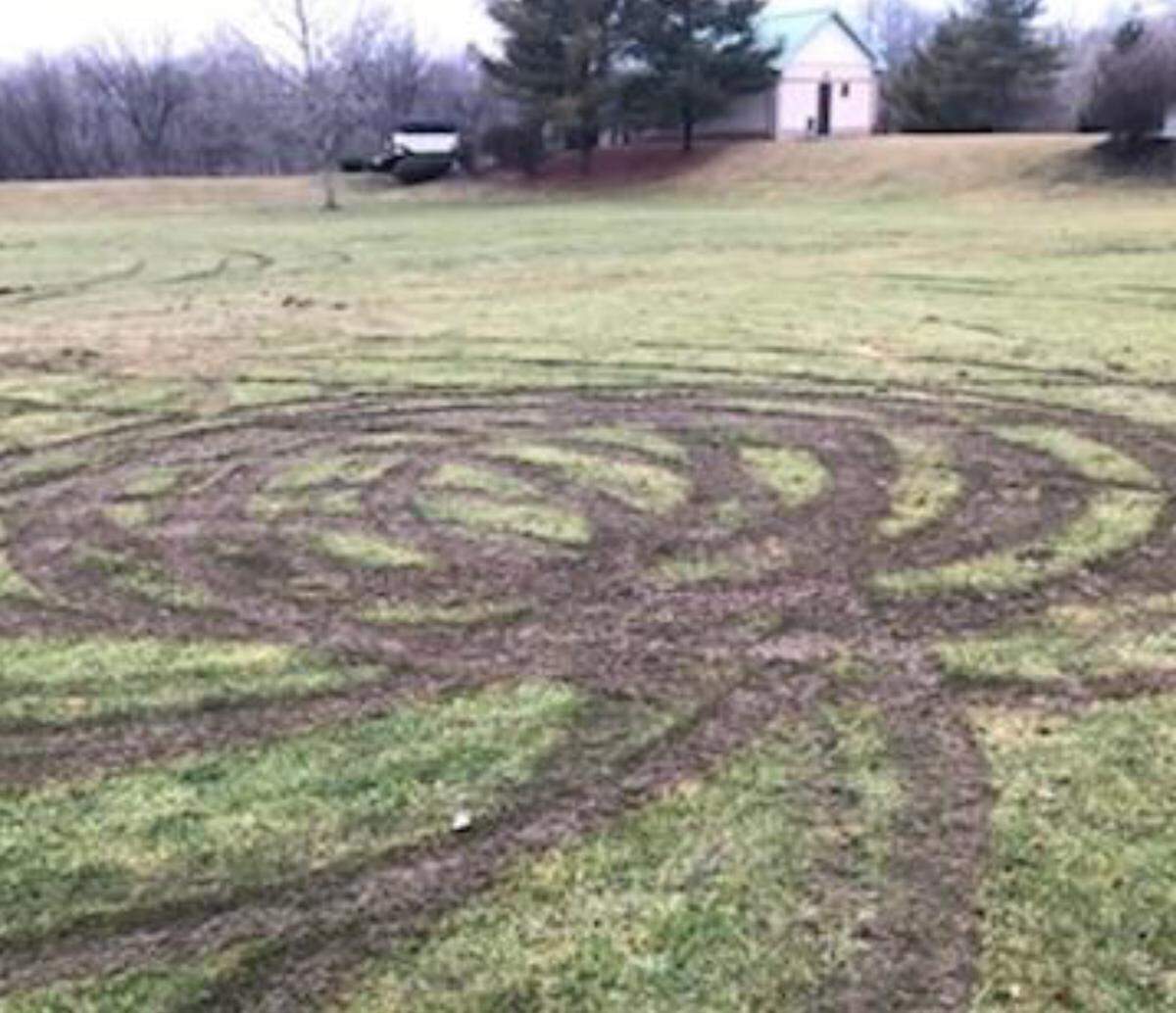 State College Police are investigating a trespass by motor vehicle which resulted in damage to the ball field in Spring Creek Park, off of Balmoral Drive in College Township.
