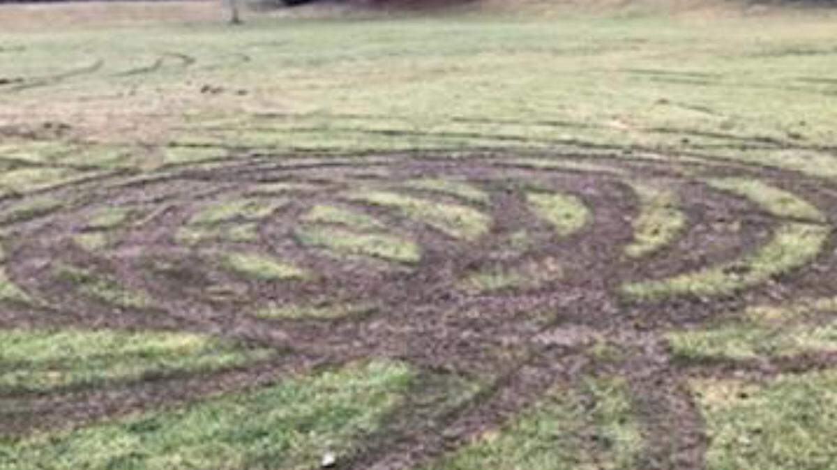 State College police are investigating a trespass by motor vehicle which resulted in damage to the ball field in Spring Creek Park, off of Balmoral Drive in College Township.