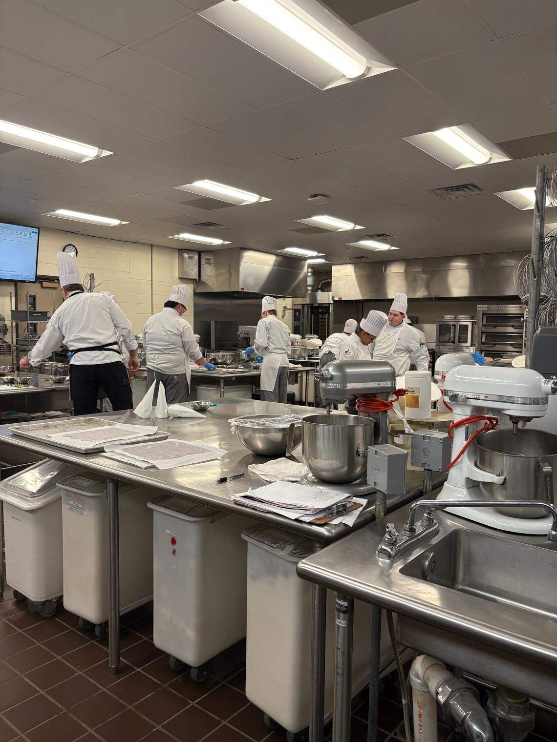 Students in Chef Charles Niedermyer’s class at Penn College prepare to go to the Kentucky Derby.