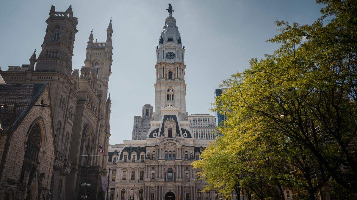 City Hall in Philadelphia on Thursday, Sept. 5, 2024.