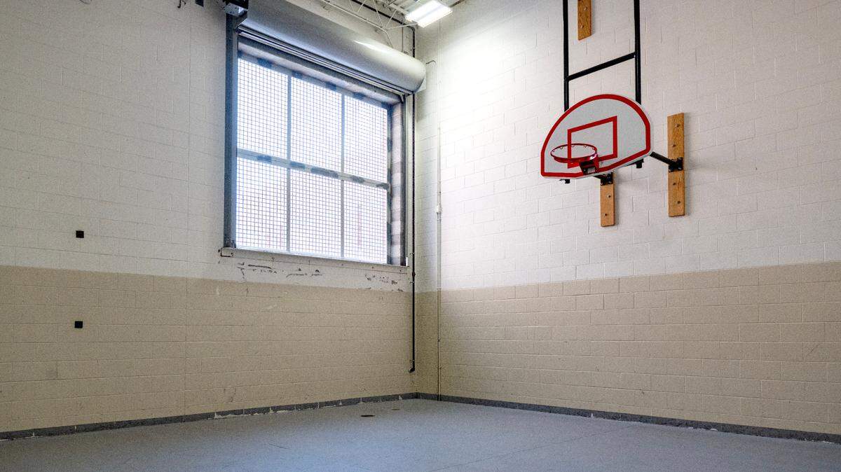 Sunlight and fresh air comes through windows into one of the urban recreation yards at the Centre County Correctional Facility on Wednesday, Jan. 22, 2025.  