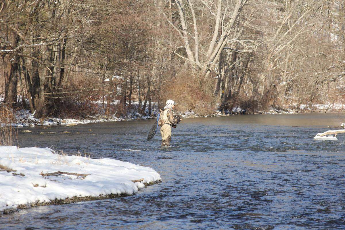 Many Centre County streams, such as Spring Creek, are open to year-round fishing on a catch-and-release basis.