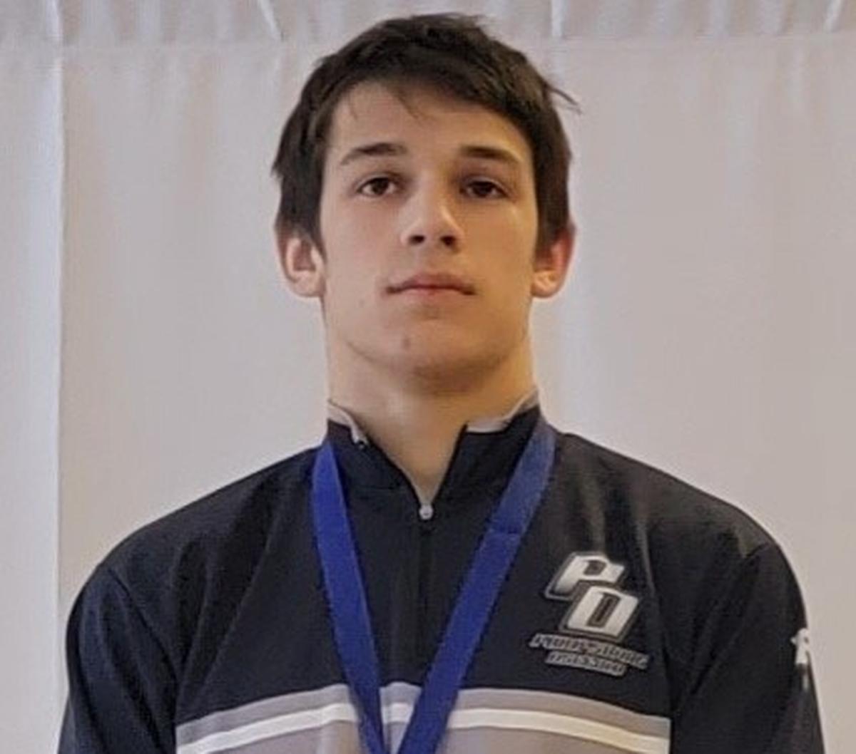 Philipsburg-Osceola’s Marcus Gable was the lone Centre County wrestler to secure a Laurel Highlands Athletic Conference title on Saturday at Tyrone. Gable won by injury default over Bishop McCort’s Sam Herring in 2:00.