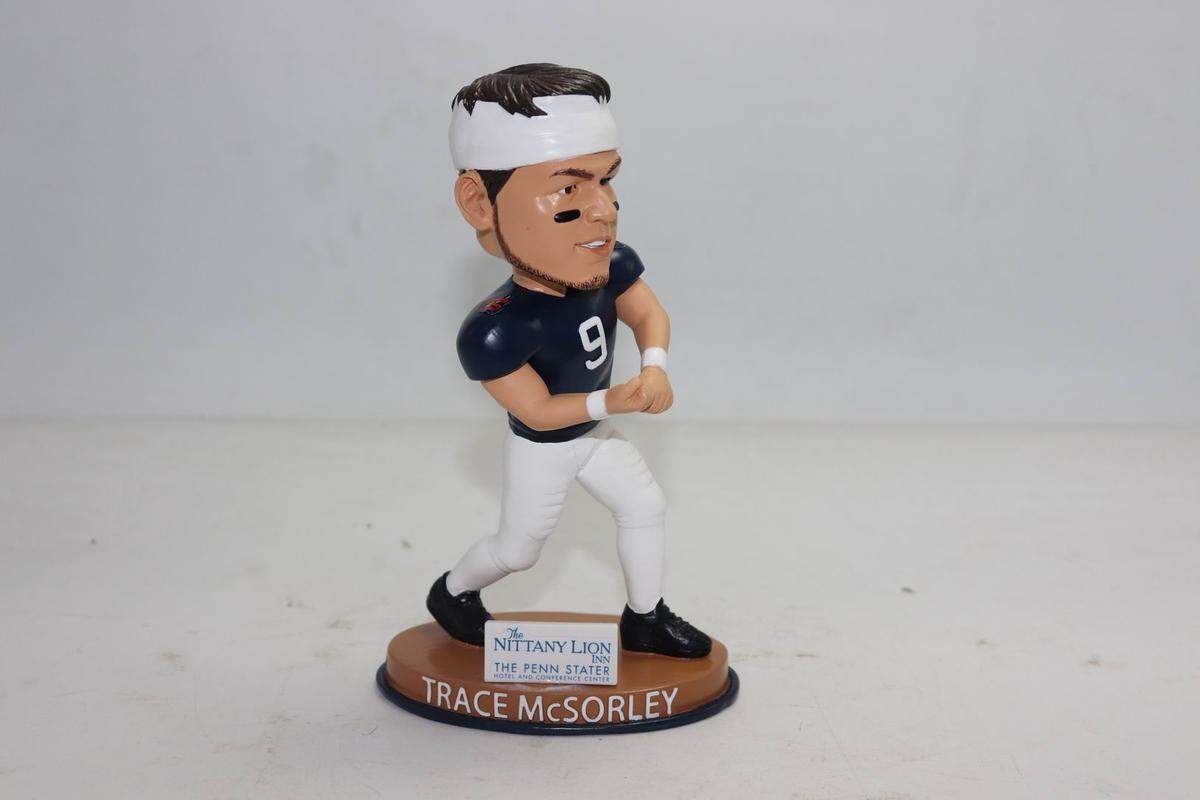 The Trace McSorley bobblehead is one of the State College Spikes’ promotional giveaways this season.