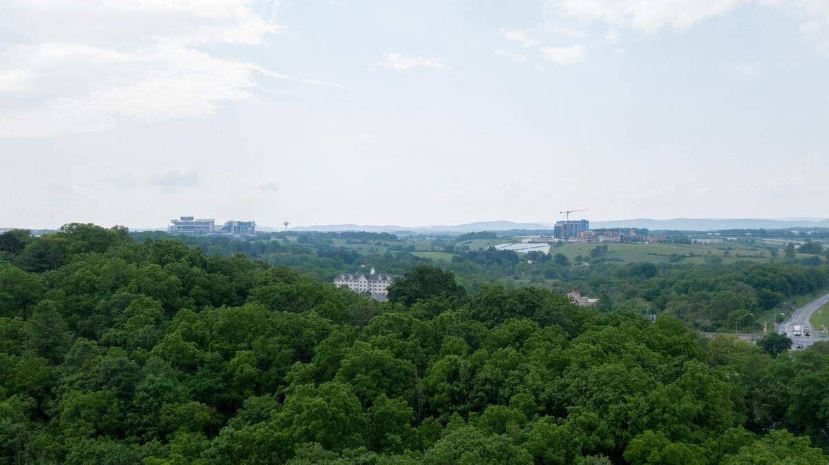 Cloudy and hazy skies in State College on Tuesday, June 10, 2025.