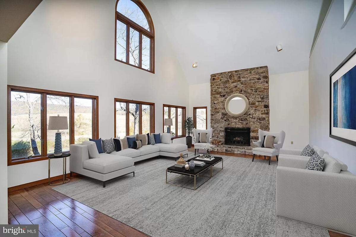 A look inside the great room at 311 Cedar Run Road in Boalsburg. Photo shared with permission from the home’s listing agent, Kristin O’Brien of Keller Williams Advantage Realty. Some furniture or decorations in the listing’s interior photos may be digitally altered or staged.