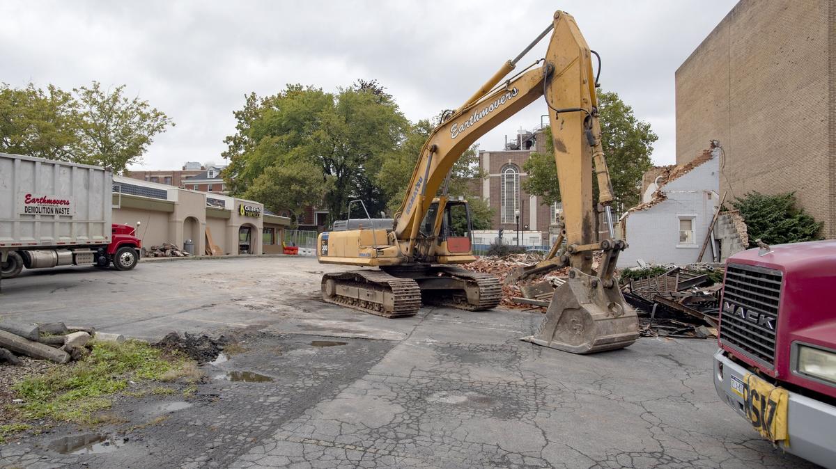 Demolition has begun at The Standard project site. The Standard will be a 12-story mixed-use building at the corner of South Atherton Street and West College Avenue.