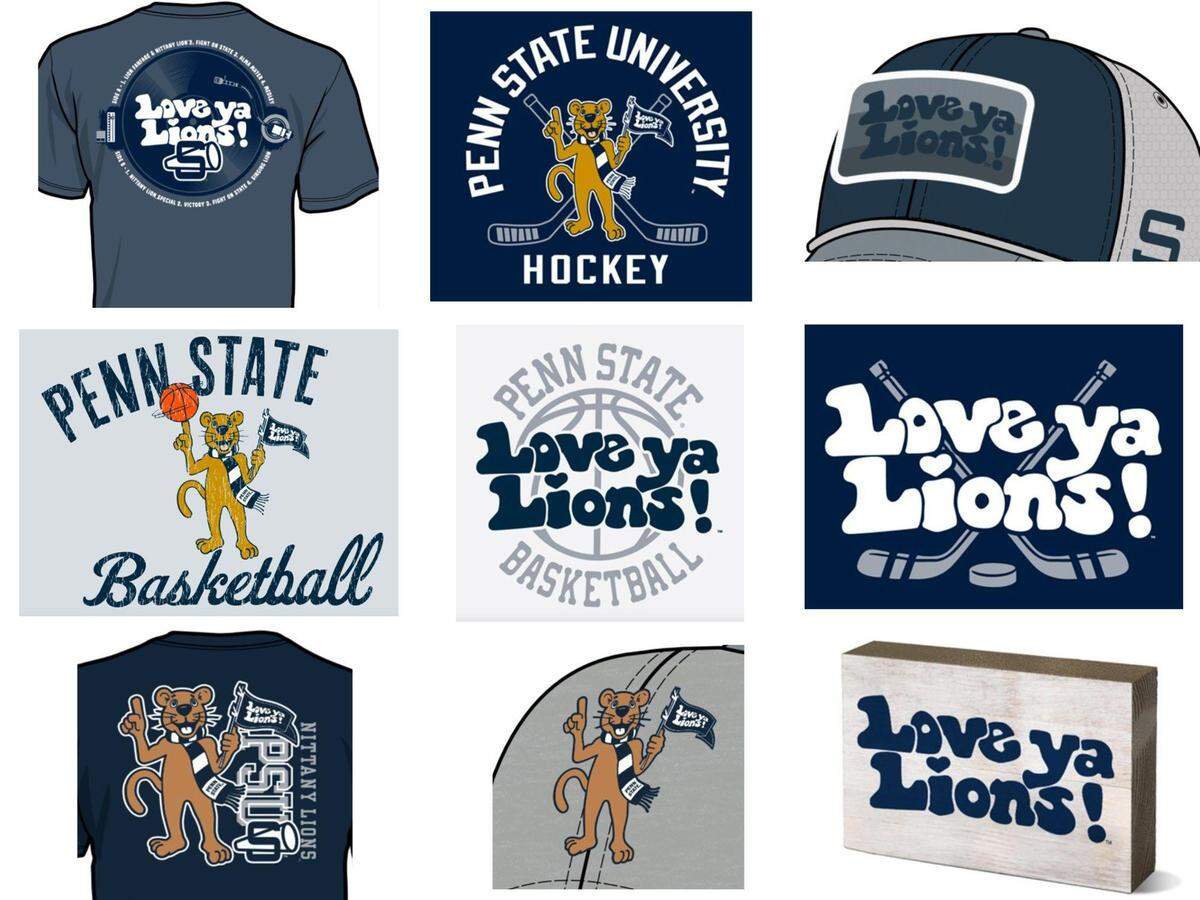 Penn State will release an exclusive collection of merchandise featuring the vintage Penn State “Love Ya Lions!” mark on Feb. 15.