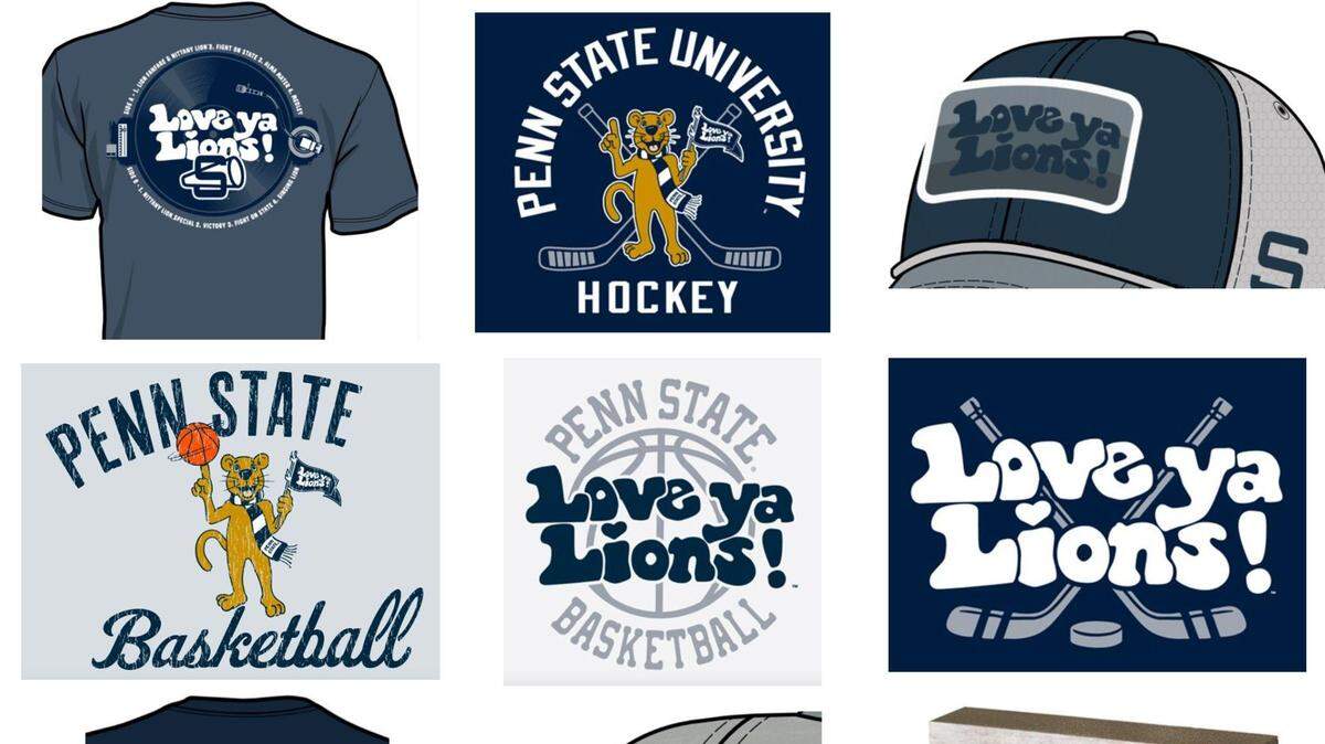 Penn State will release an exclusive collection of merchandise featuring the vintage Penn State “Love Ya Lions!” mark on Feb. 15.