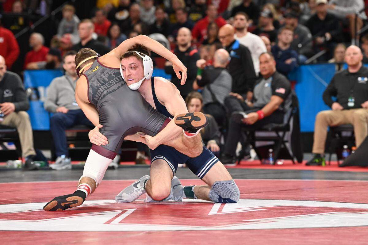 Penn State’s Nick Lee, pictured here in on March 5, will aim to repeat as a NCAA champion.