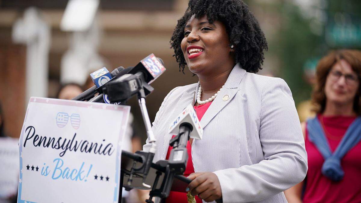 Pennsylvania House Democratic Leader Joanna McClinton says she has a claim to chamber speakership because her party won more seats in this year’s midterm elections.