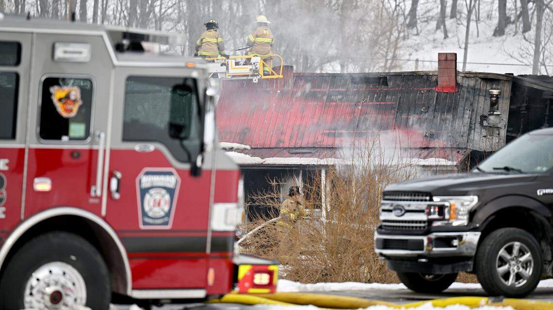Fire in rural Centre County destroys barn and damages home. 4 residents displaced