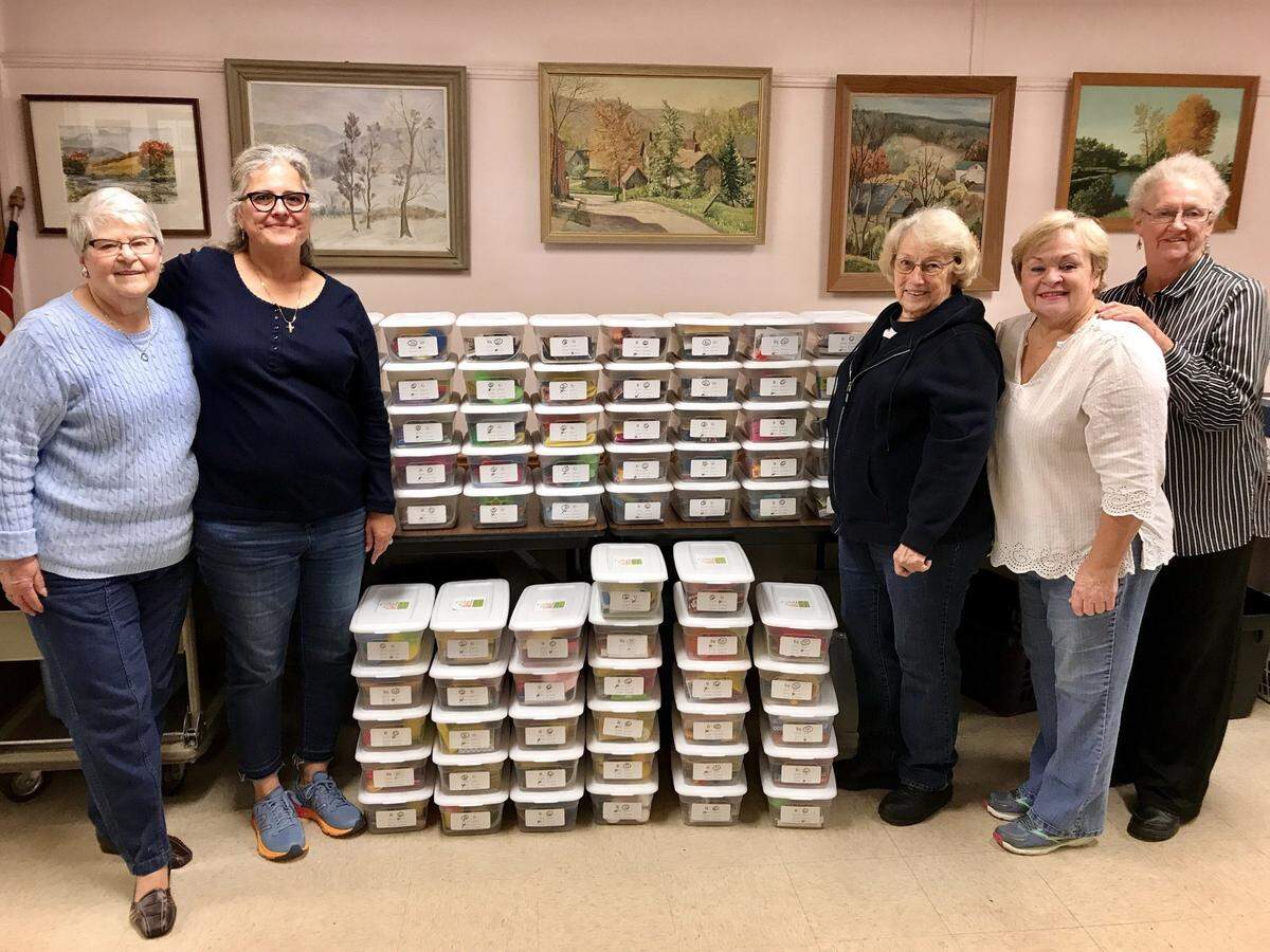 In 2017, the GFWC State College Woman’s Club made 72 Jared Boxes for the children at Mount Nittany Health.