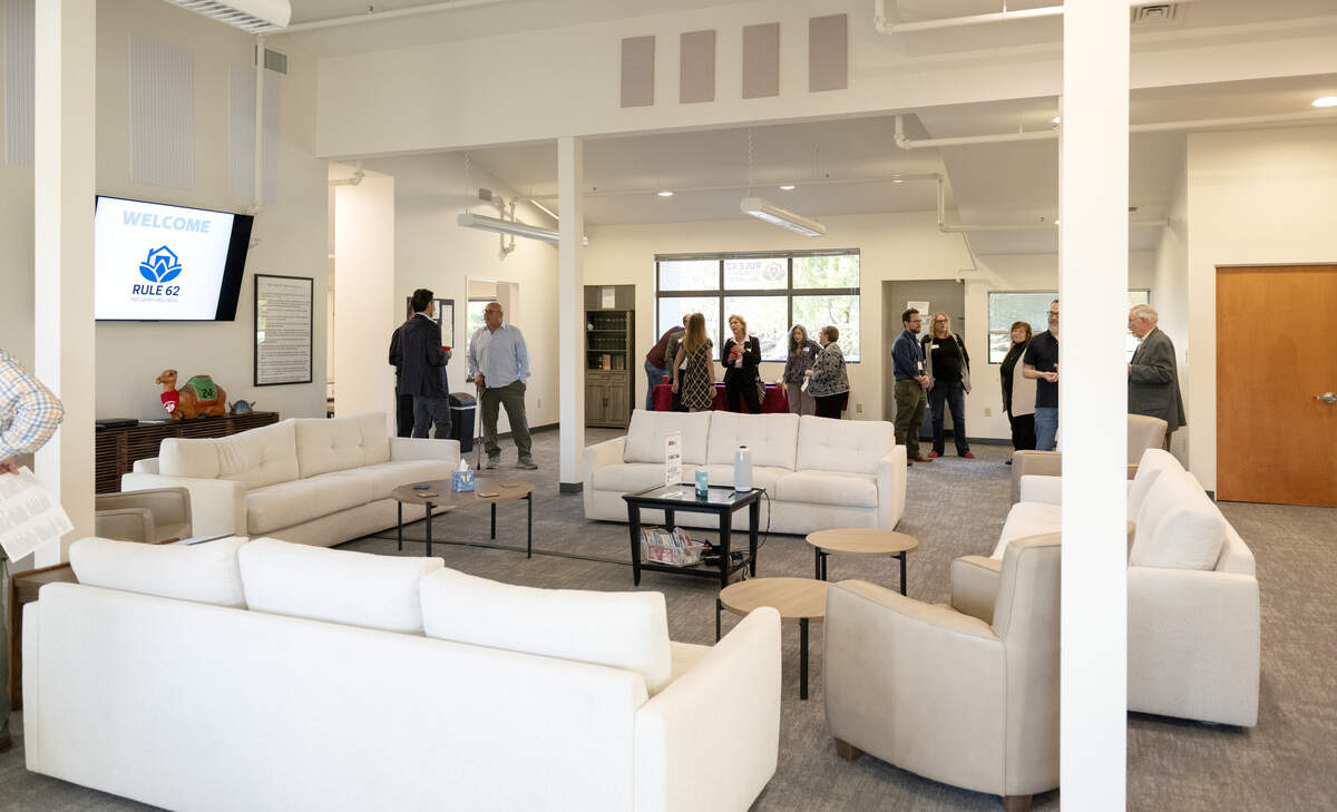 Rule 62 Recovery and Wellness hosts an open house for their new space at 220 Regent Court on Wednesday, Oct. 15, 2025.