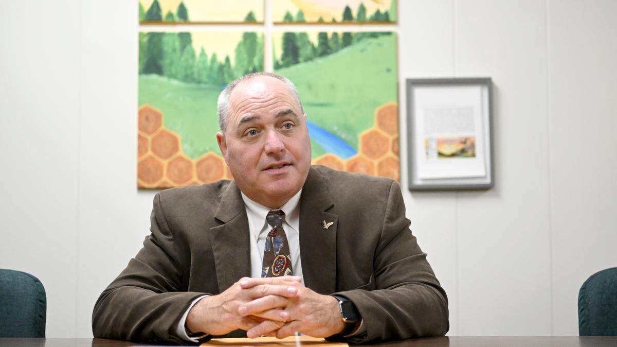 Bald Eagle Area School District Superintendent Curt Whitesel, pictured in October 2022, has accepted another job with the Hollidaysburg Area School District.