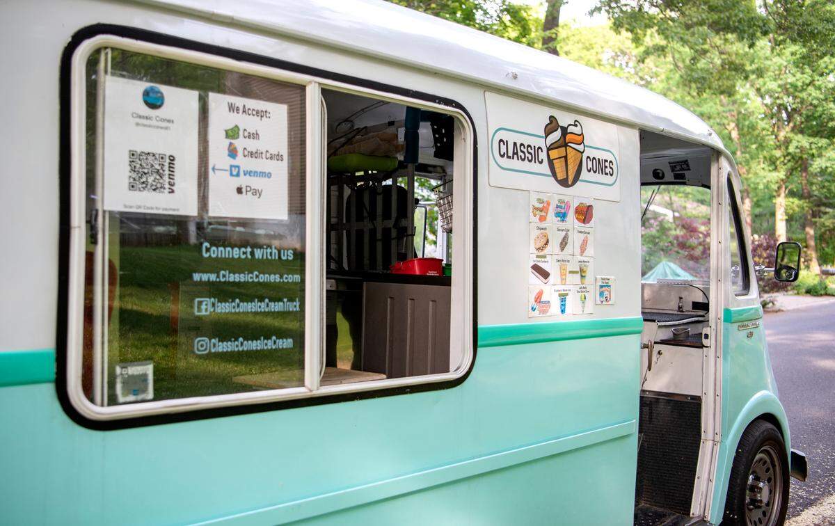 The Classic Cones truck on Wednesday, June 1, 2022.