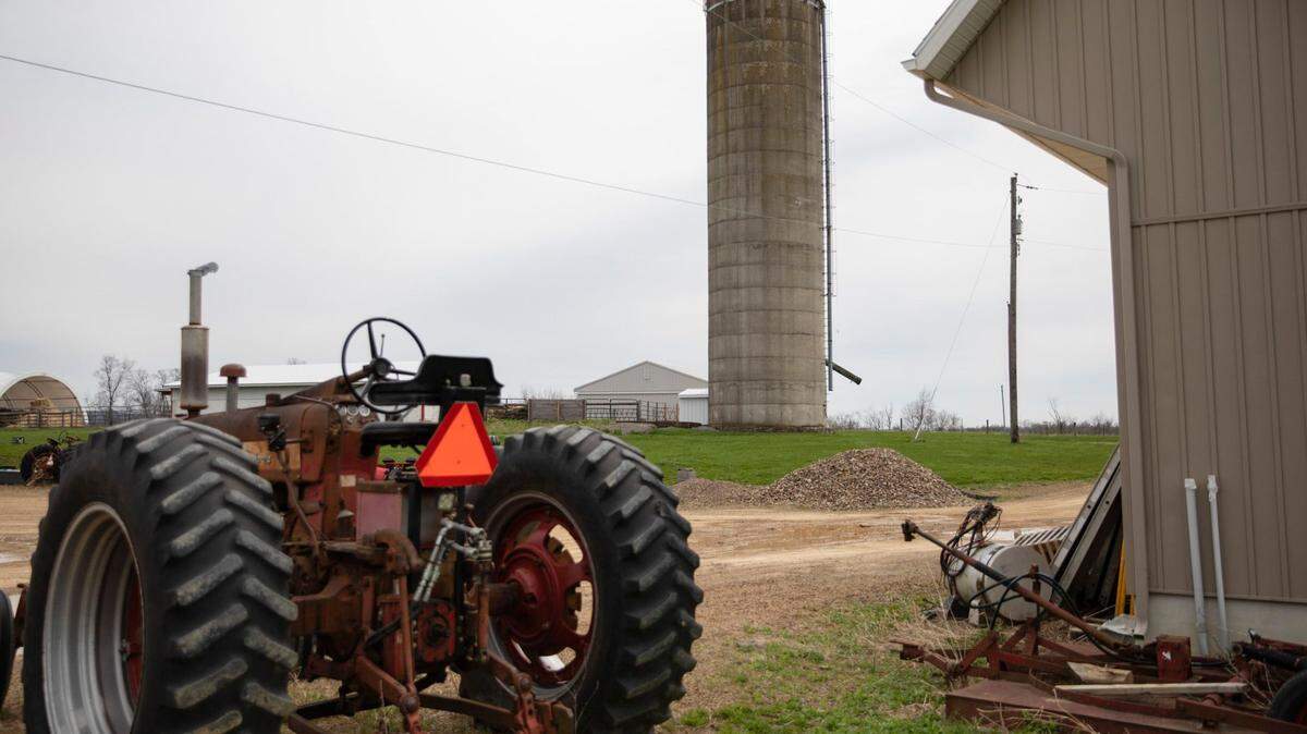 Radios and a microwave dish, installed on top of a farm silo, provide internet service to nearby homes. It’s one of 21 sites that make up the broadband network built by DRIVE, an economic development organization in the Central Susquehanna region.