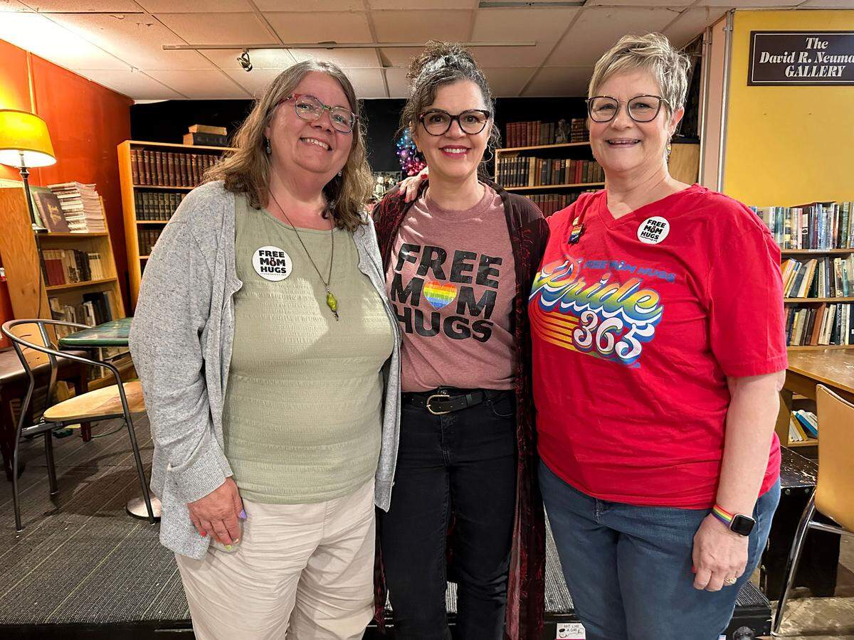 Yvette Willson, Rose Petrunyak, Laurie Sigel are part of Free Mom Hugs.