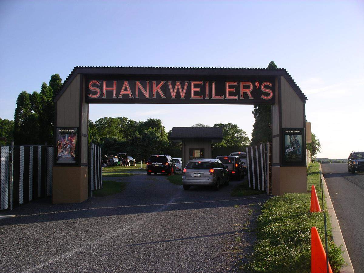 Shankweiler’s Drive-in Theatre in Orefiled, Pennsylvania.
