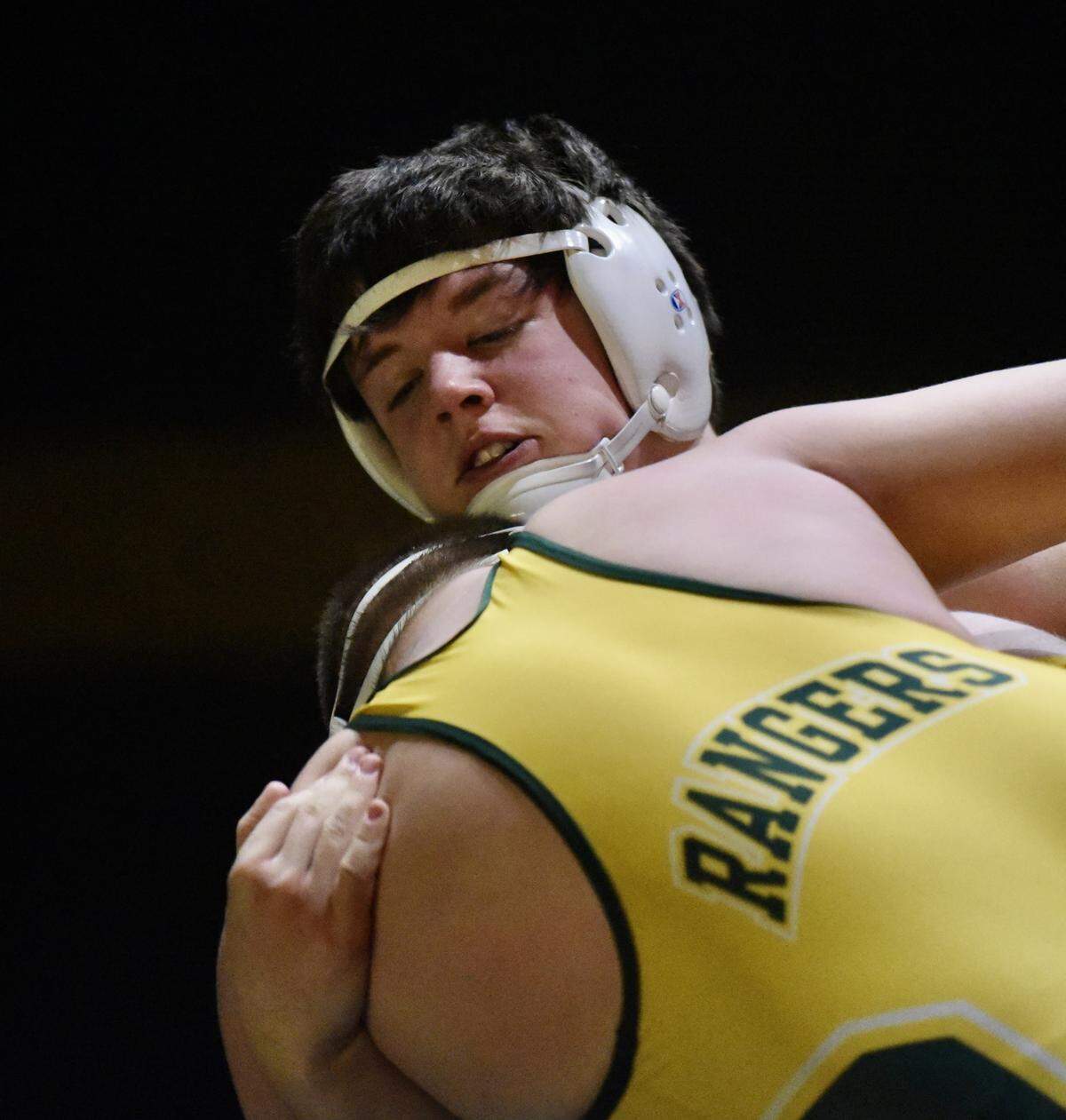 Philipsburg-Osceola’s Parker Moore was the lone county wrestler to secure a technical fall this week. He beat Clearfield’s Matt Bailor, 17-1, in 3:01 on Thursday.