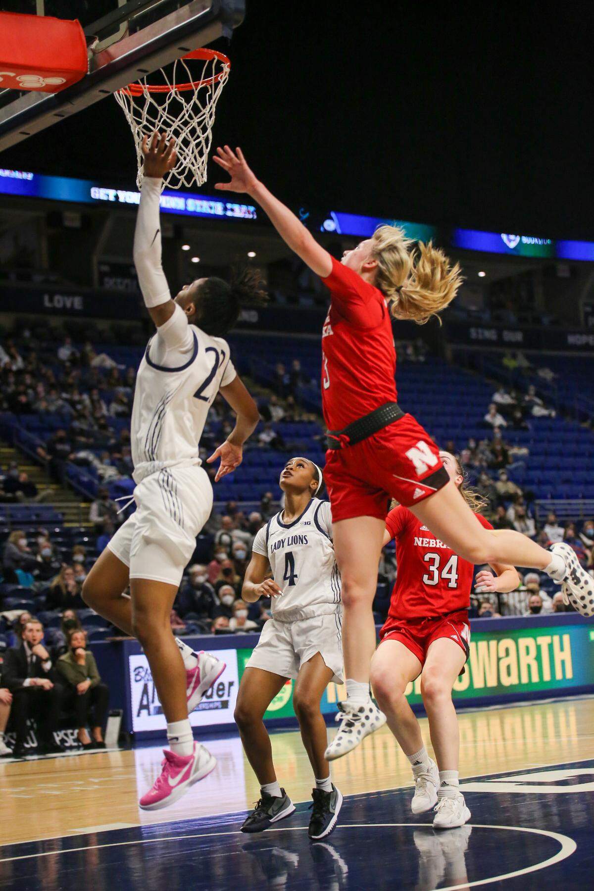 Penn State Lady Lions beat Nebraska on Thursday, Feb. 17, 2022