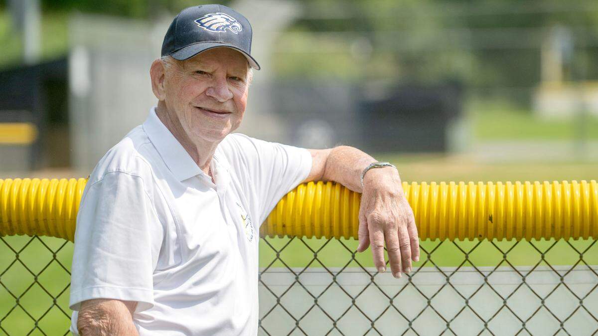 Former Centre Daily Times sports reporter and editor Ron Bracken poses for a photo on Thursday, Aug. 15, 2024.