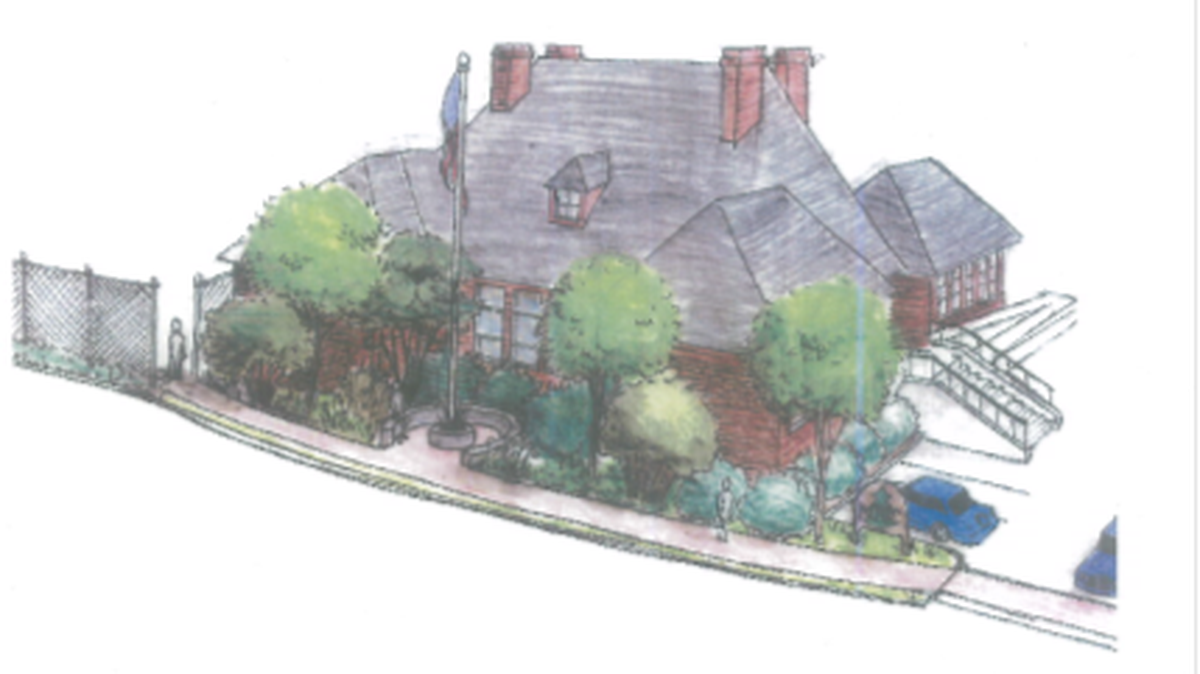 A rendering of the Mountain Top Activity Center, a planned fitness and community center to be located in the old Clarence Elementary School.