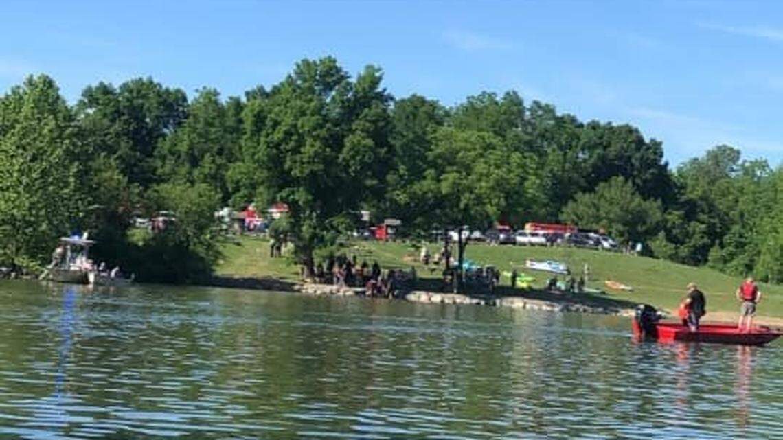 Officials say a 21-year-old man drowned in Blue Marsh Lake on Sunday, June 5.