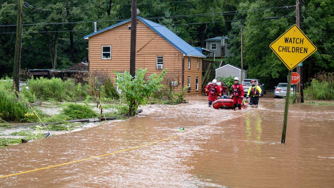 Heavy rain in Centre County closes roadways, causes flooding. Here’s what we saw