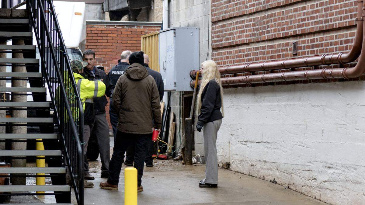 State College police investigate after a bone was found in the 100 block of South Fraser Street on Wednesday, March 4, 2026. The bone was later identified as cattle in origin.