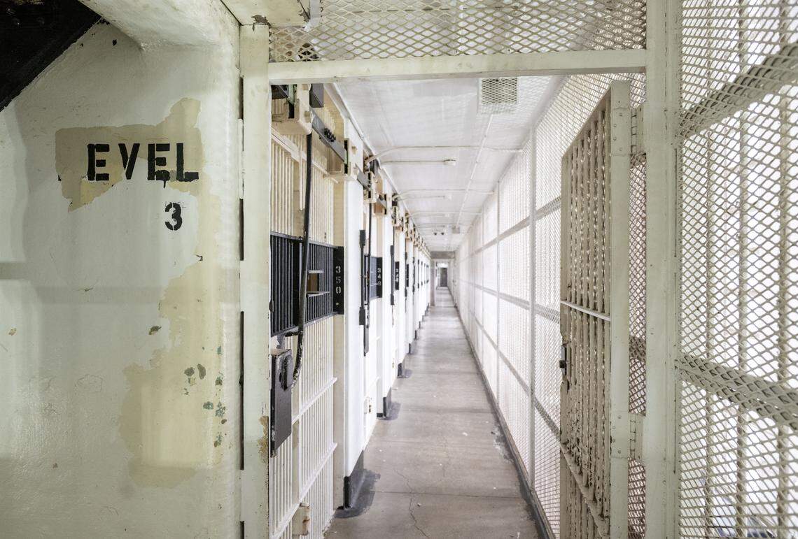 Level three of D Block at Rockview state prison is pictured on Monday, March 2, 2026.