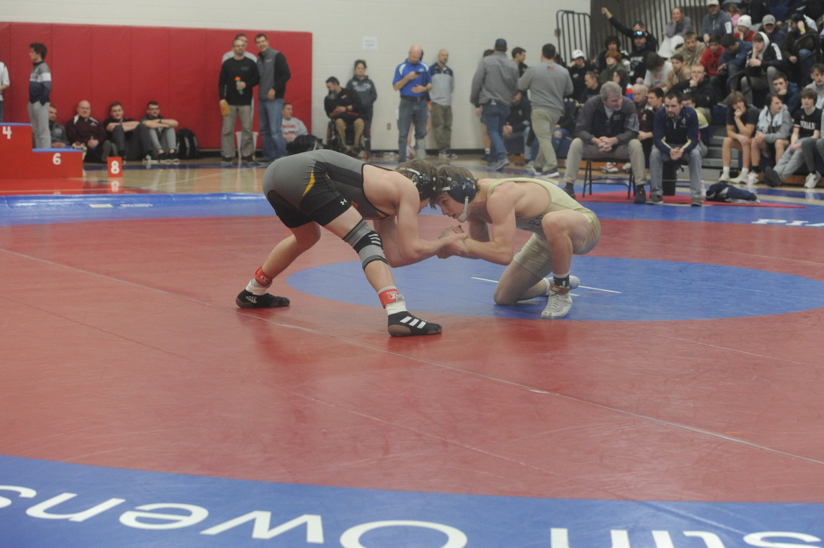 Bald Eagle Area’s Coen Bainey had three pins this week to get to 22 on year. He now has 66 for his career.