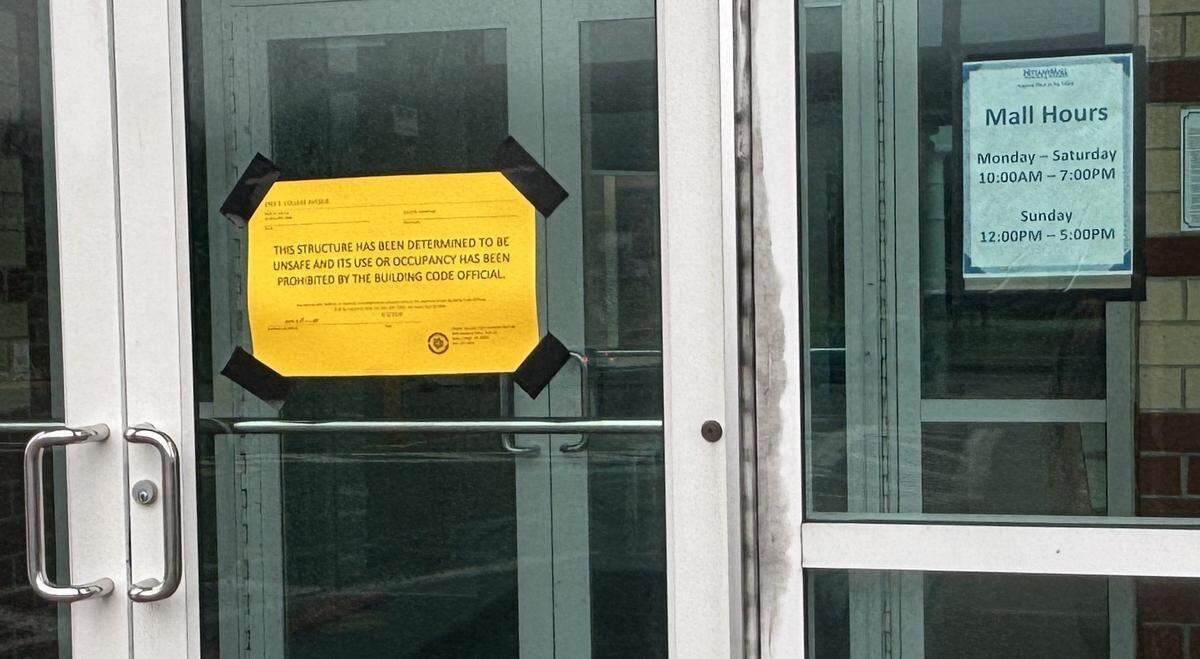 Nittany Mall remained closed on the morning of Friday, April 3, 2026, after a water main break from the day before.