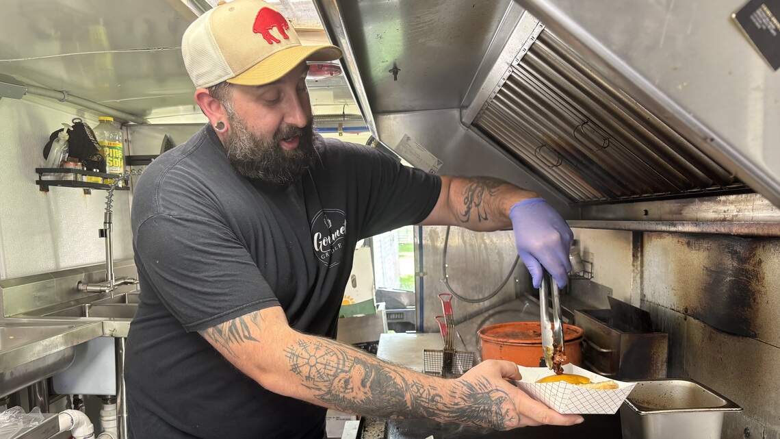 With a signature burger, this food truck was voted the best in Centre County