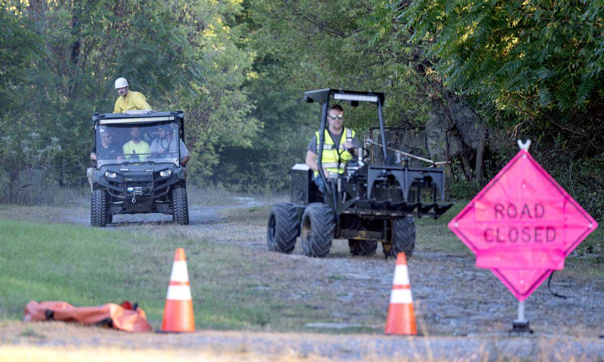 Multiple emergency crews responded to “J4 Cave” in Spring Township on Wednesday, Oct. 1, 2025.  