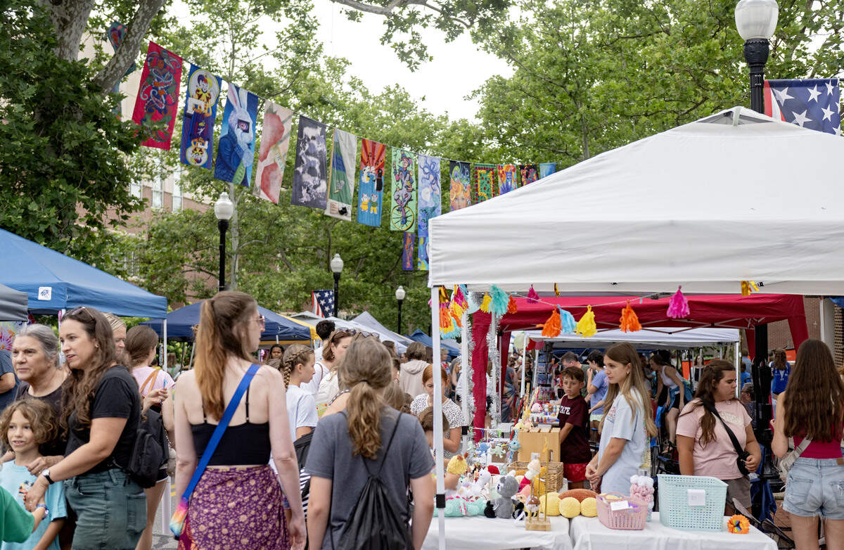 Hundreds of young artists featured their work for the Children and Youth Day sidewalk sale at the Central Pennsylvania Festival of the Arts on Wednesday, July 8, 2026.