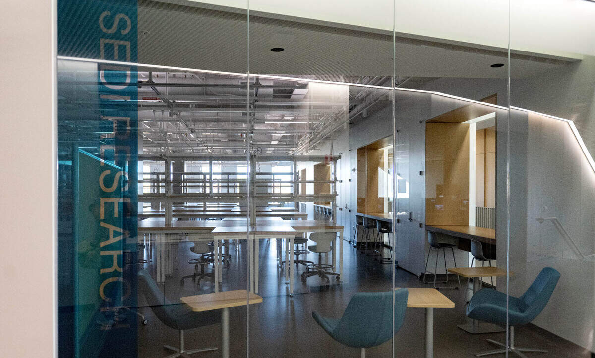 A School of Engineering Design and Innovation research lab in Penn State’s new Engineering Collaborative Research and Education Building on west campus on Friday, Sept. 6, 2024.