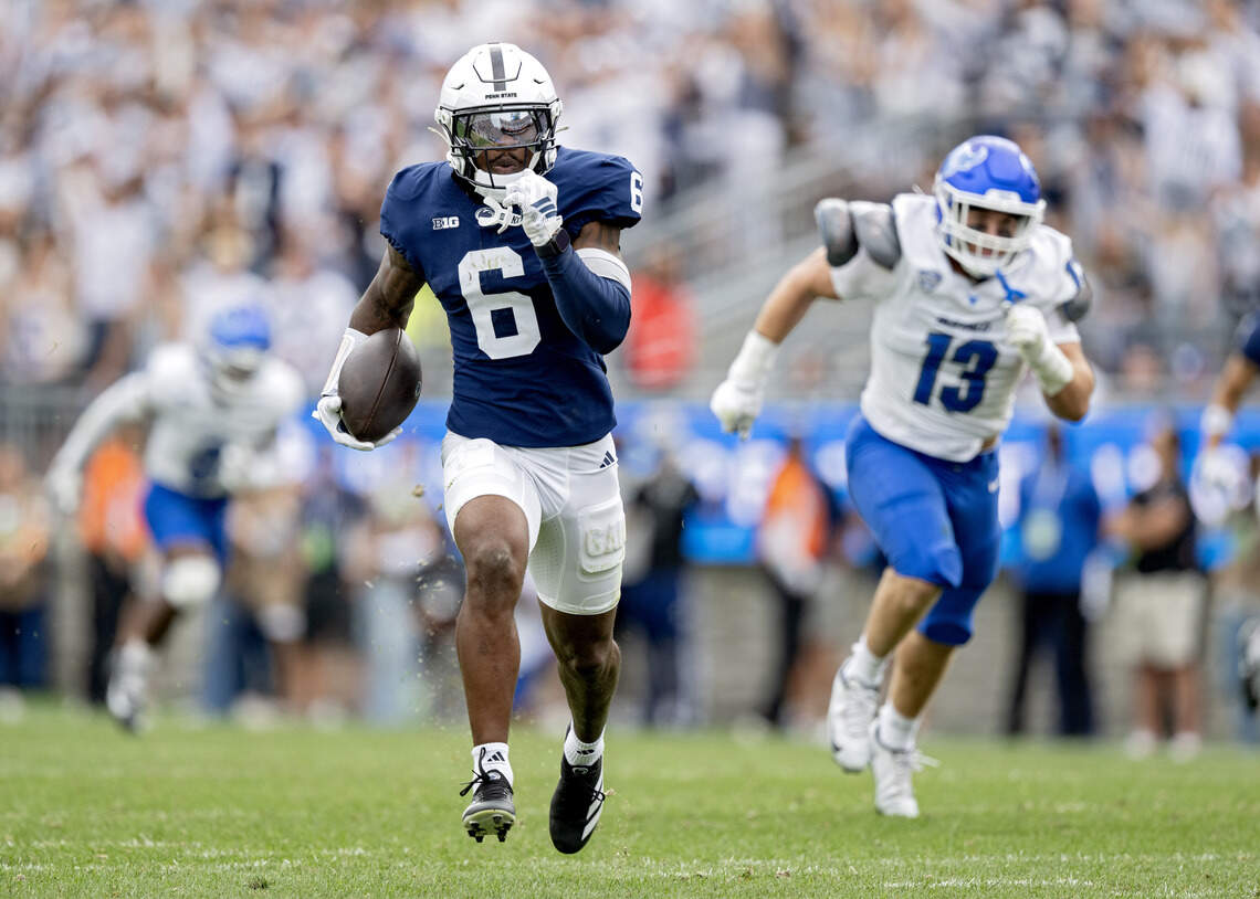 Penn State WR Koby Howard gets to the practice facility before coaches. How it’s paying off