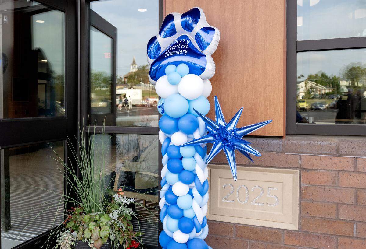 Liberty-Curtin Elementary School celebrated its new building on Monday, Sept. 22, 2025.  