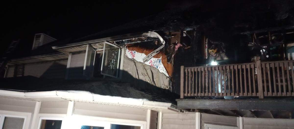 Crews from across Centre County responded to a fire in Potter Township early Friday morning.